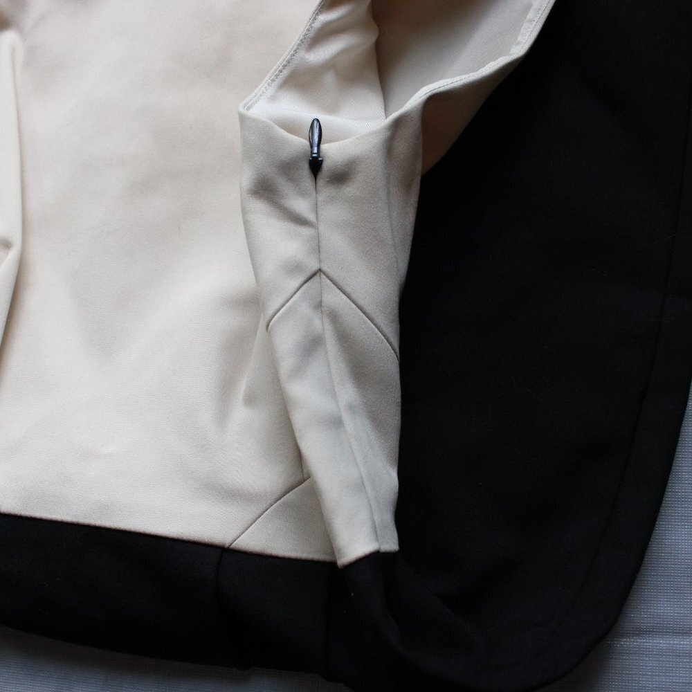Kate Spade New York Sheath Dress 00 Cream and Black - Picture 4 of 5